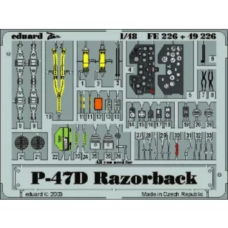 Eduard P-47D Razorback für Tamiya Bausatz fotómaratás