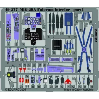   Eduard MiG-29A Fulcrum interior für Academy Bausatz fotómaratás