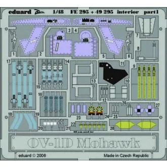   Eduard OV-1D Mohawk interior für Roden Bausatz fotómaratás