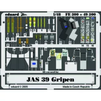 Eduard JAS-39 Gripen für Italeri Bausatz fotómaratás
