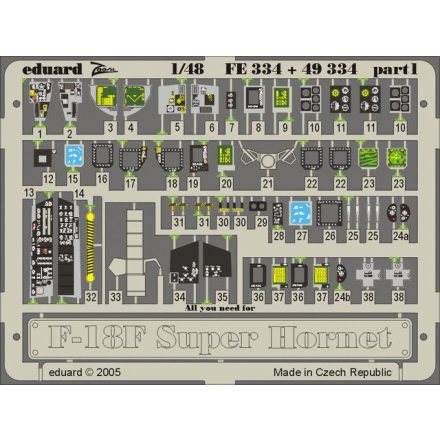 Eduard F/A-18F interior (Hasegawa)