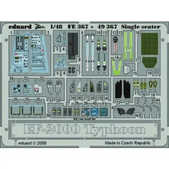   Eduard EF-2000 Typhoon Single Seater für Revell Bausatz fotómaratás