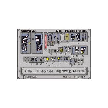 Eduard F-16CJ Block 50 (Tamiya)