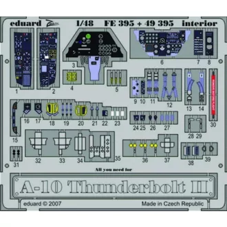   Eduard A-10 Thunderbolt II interior für Hobby Boss Bausatz fotómaratás