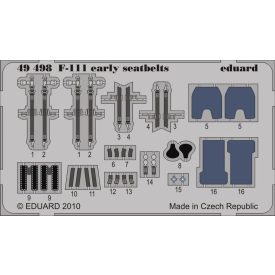Eduard F-111 early seatbelts (Hobby Boss)