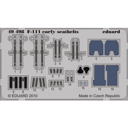 Eduard F-111 early seatbelts (Hobby Boss)