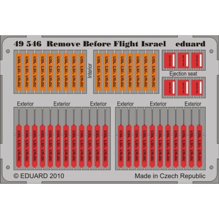 Eduard Remove Before Flight - Israel