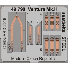 Eduard Ventura Mk. II seatbelts STEEL (Revell)