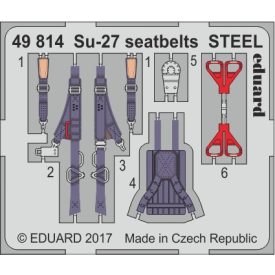Eduard Su-27 seatbelts STEEL (Hobby Boss)