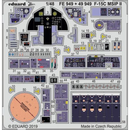 Eduard F-15C MSIP II interior (Great Wall Hobby)