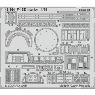 Eduard F-15E interior for Great Wall Hobby fotómaratás