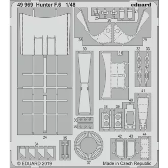 Eduard Hunter F.6 for Airfix fotómaratás