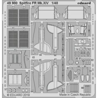Eduard Spitfire FR Mk.XIV for Airfix fotómaratás