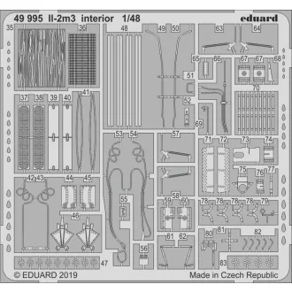 Eduard II-2m3 interior for Tamiya fotómaratás