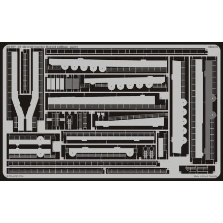 Eduard US Aircraft Carrier Hornet railings (Trumpeter)