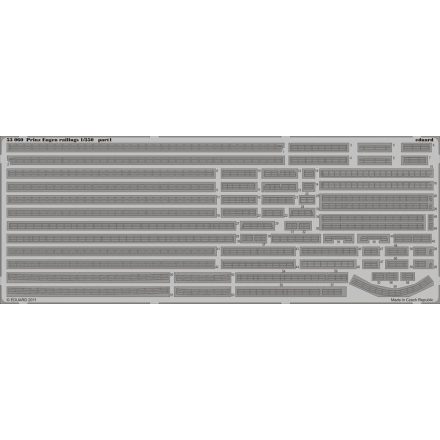 Eduard Prinz Eugen railings (Trumpeter)