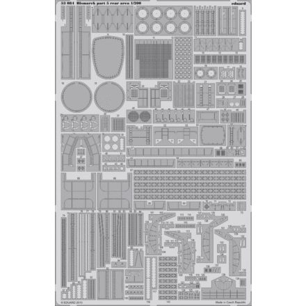 Eduard Bismarck part 5 - rear area (Trumpeter)