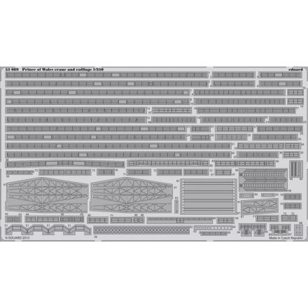 Eduard Prince of Wales cranes and railings (Tamiya)