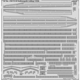 Eduard USS CA-35 Indianapolis railings (Academy)