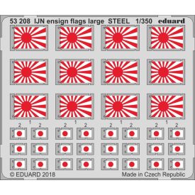 Eduard IJN ensign flags large STEEL