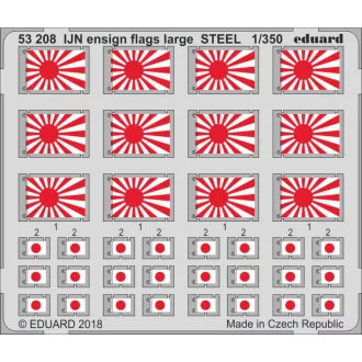 Eduard IJN ensign flags large STEEL fotómaratás