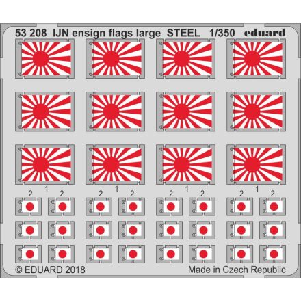 Eduard IJN ensign flags large STEEL