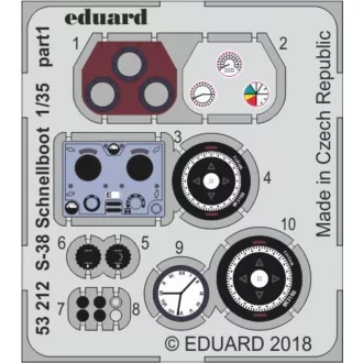 Eduard S-38 Schnellboot for Italeri fotómaratás