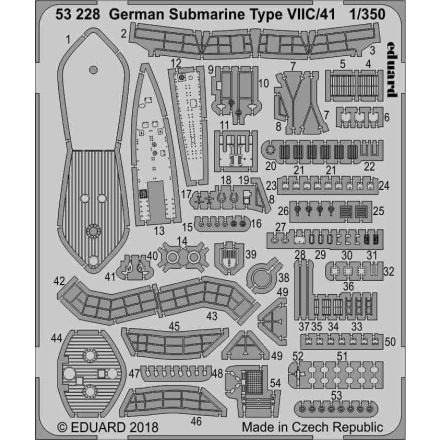 Eduard German Submarine Type VIIC/41 (Revell)