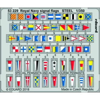 Eduard Royal Navy signal flags STEEL fotómaratás