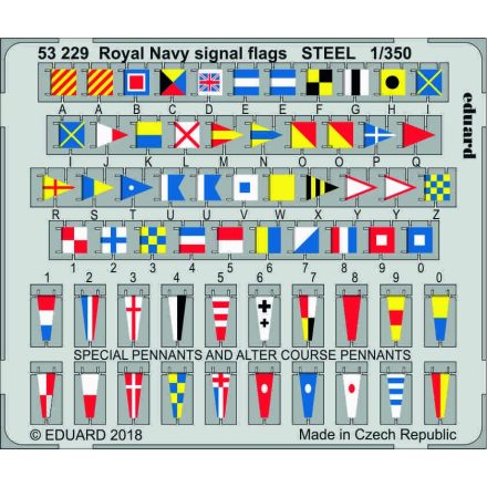 Eduard Royal Navy signal flags STEEL