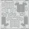Eduard Akagi rear columns, for HASEGAWA fotómaratás