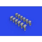 Eduard Spitfire Mk. IX exhaust fishtail PRINT (AIRFIX)