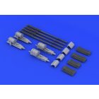 Eduard Spitfire Mk. IX exhaust fishtail PRINT (AIRFIX)