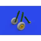 Eduard Spitfire Mk.IX wheels 5spoke AIRFIX műgyanta repülő kiegészítő