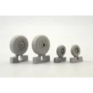 Eduard F-4C/D/E/F/G wheels for Tamiya műgyanta repülő kiegészítő