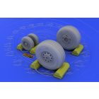 Eduard F-4J/S wheels (TAMIYA)
