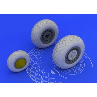   Eduard B-25H/J wheels for HK Models műgyanta repülő kiegészítő