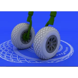   Eduard P-51 wheels for Tamiya műgyanta repülő kiegészítő