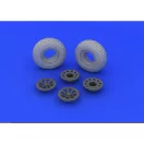 Eduard P-51 wheels for Tamiya műgyanta repülő kiegészítő