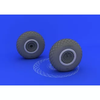   Eduard B-17 wheels for HK Models műgyanta repülő kiegészítő