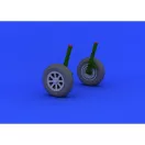 Eduard F4U-1 wheels for Tamiya műgyanta repülő kiegészítő
