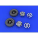 Eduard F4U-1 wheels for Tamiya műgyanta repülő kiegészítő