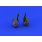 Eduard F4U-1 wheels (TAMIYA)