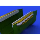 Eduard Bf 109G-6 exhaust stacks for Revell műgyanta repülő kiegészítő