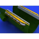 Eduard Bf 109G-6 exhaust stacks for Revell műgyanta repülő kiegészítő