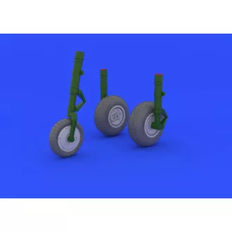   Eduard Me 262 wheels for Trumpeter műgyanta repülő kiegészítő