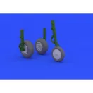 Eduard Me 262 wheels for Trumpeter műgyanta repülő kiegészítő