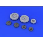 Eduard Bf 109G-10 wheels (REVELL)