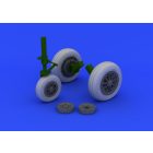 Eduard F-104 undercarriage wheels late (ITALERI)