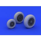 Eduard F-104 undercarriage wheels late (ITALERI)